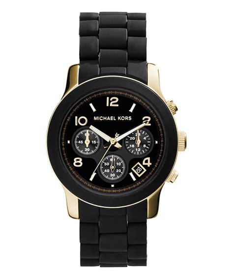 Michael Kors Relógio feminino Runway preto MK5191